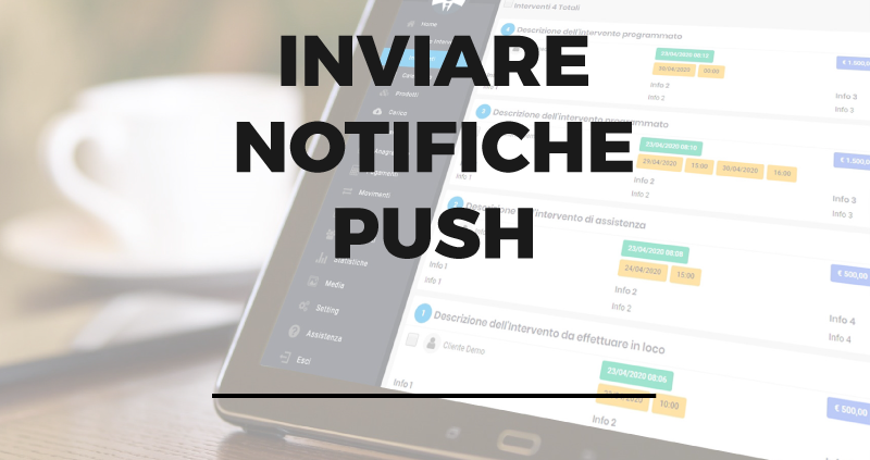 inviare notifiche push
