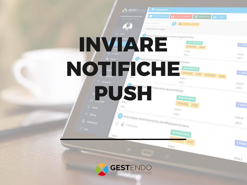 inviare notifiche push